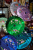 Yangon Myanmar. Offerings on sale on the covered walkway to Shwedagon Pagoda. 